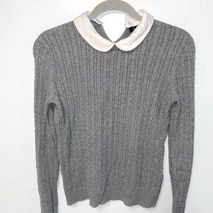 Brooks Brothers light cable knit sweater